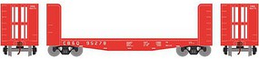 HO 40' Pulpwood Flat, CB&Q #95278