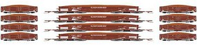 Roundhouse NYAHO 24' Rib Ore Car/Ld, CN #3 (4) Roundhouse NYAHO 24' Rib Ore Car/Ld, CN #3 (4)