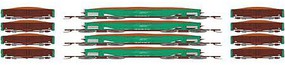 Roundhouse NYAHO 24' Ore Car/Ld, GN/Grn #1 (4) Roundhouse NYAHO 24' Ore Car/Ld, GN/Grn #1 (4)