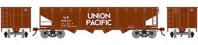 Roundhouse HO 40' 4-Bay Offset Hopper w/Coal Load, UP #91537 Roundhouse HO 40' 4-Bay Offset Hopper w/Coal Load, UP #91537
