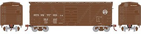 Roundhouse HO 40' Single Sheathed Box, PRR #564287 Roundhouse HO 40' Single Sheathed Box, PRR #564287