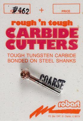 Carbide Cutter 1/4 Ball Coarse