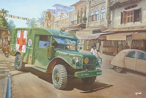 Roden M43 3/4-Ton 4x4 US Ambulance Plastic Model Military Vehicle Kit 1/35 Scale #811 Roden M43 3/4-Ton 4x4 US Ambulance Plastic Model Military Vehicle Kit 1/35 Scale #811