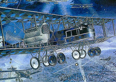 Roden Gotha G.V WW-I Bomber Plastic Model Airplane Kit 1/72 Scale #rd0016