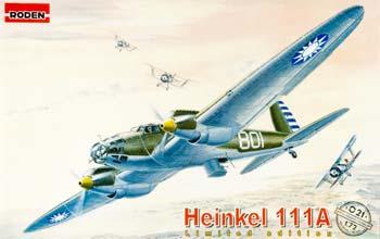 Roden Heinkel He111A Plastic Model Airplane Kit 1/72 Scale #rd0021