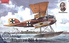 Albatros W.4 Early Plastic Model Airplane Kit 1/72 Scale #rd0028