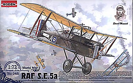 Roden SE5A RAF with Wolseley Viper Plastic Model Airplane Kit 1/72 Scale #rd0045