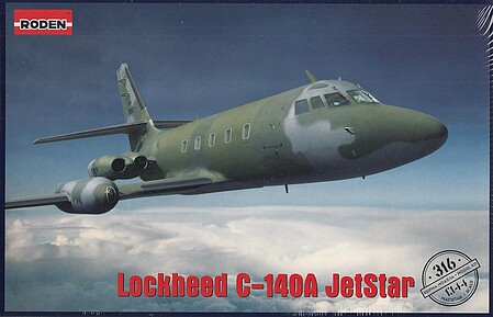 Roden Lockheed C-140A Jetstar Plastic Model Airplane Kit 1/144 Scale #rd0316