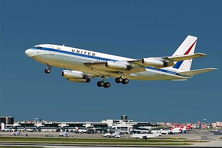 Roden Boeing 720 United Plastic Model Airplane Kit 1/144 Scale #rd0320