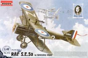 Roden SE5a RAF W/Wolseley Viper Plastic Model Airplane Kit 1/48 Scale #rd0416