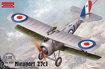 Roden Nieuport 27c1 Plastic Model Airplane Kit 1/32 Scale #rd0630
