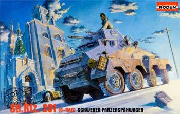 Roden Sd.Kfz.231 Plastic Model Military Vehicle Kit 1/72 Scale #rd0702