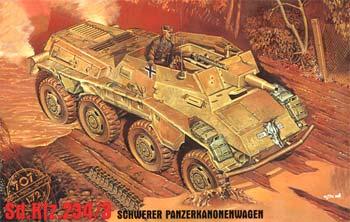 Roden Sd.Kfz.234/3 Plastic Model Military Vehicle Kit 1/72 Scale #rd0707