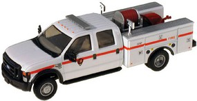 RiverPoint Ford F-550 XLT DRW Crew Cab Brush Fire Truck Assembled Park Service (white w/red stripe, black trim) RiverPoint Ford F-550 XLT DRW Crew Cab Brush Fire Truck Assembled Park Service (white w/red stripe, black trim)