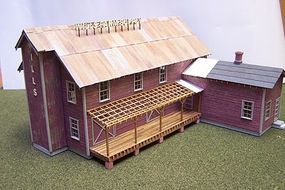 RS-Laser Will's Feed & Grain HO Scale Model Railroad Building #2008 RS-Laser Will's Feed & Grain HO Scale Model Railroad Building #2008