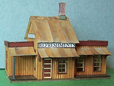 RS-Laser Eatery at Forks Kit HO Scale Model Railroad Building #2013