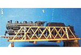 RS-Laser Truss Bridge 55' Span Kit HO Scale Model Railroad Bridge #2028