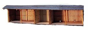 RS-Laser F&S 5 Bay Open Shed Kit N Scale Model Railroad Building #3009