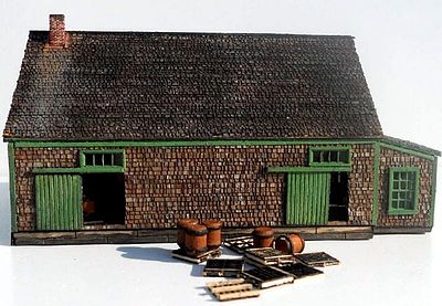 RS Laser Kits Potato House Kit -- N Scale Model Railroad Building -- #302