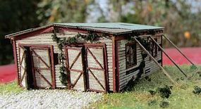 RS-Laser Redneck Garage Kit N Scale Model Railroad Building #3054