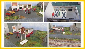 RS-Laser Steve's Speed Shop Kit N Scale Model Railroad Building #3076