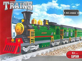 RRtrainblocks Steam Loco Pass Train 666p RRtrainblocks Steam Loco Pass Train 666p