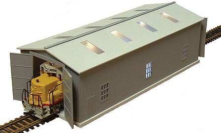 Railtown Run-Through Locomotive Maintenance Shed w/o Effects Kit N Scale Model Railroad Building #3911