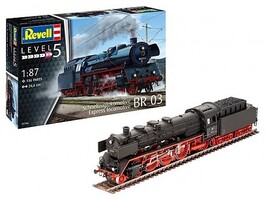 Revell-Germany Express Loco BRO3 w/tender 1-87