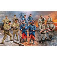 Revell-Germany WWI German/British/French Infantry Plastic Model Military Figure Kit 1/35 Scale #02451 Revell-Germany WWI German/British/French Infantry Plastic Model Military Figure Kit 1/35 Scale #02451