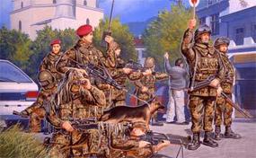 German Army Crisis Reaction Force Plastic Model Military Figure Kit 1/72 Scale #02522