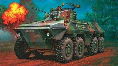1 35 Scale Revell SpaePz 2 Luchs German Armoured Reconnaissance Car Kit # 03036 for sale online 
