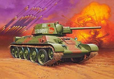 Revell-Germany T-34/76 Plastic Model Military Vehicle Kit 1/35 Scale #03244