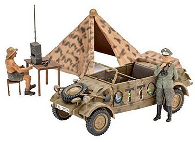 Revell-Germany German Staff Car Type 82 Kubelwagen Plastic Model Military Vehicle Kit 1/35 Scale #03253