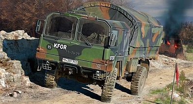 Revell-Germany LKW 5t. mil gl Plastic Model Military Vehicle Kit 1/72 Scale #03300