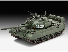 T-55AM/T-55AM2B Plastic Model Tank Kit 1/72 Scale #03306
