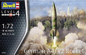 Revell-Germany German A4/V2 Rocket Plastic Model Rocket Kit 1/72 Scale #03309
