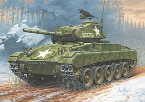 Revell-Germany M24 Chaffee Tank Plastic Model Tank Kit 1/76 Scale #03323