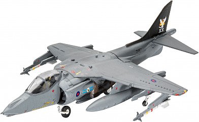 Revell-Germany BAe Harrier GR.7 Plastic Model Airplane Kit 1/144 Scale #03887