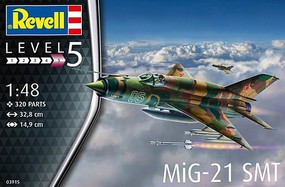 Revell-Germany MiG-21 SMT Plastic Model Airplane Kit 1/48 Scale #03915