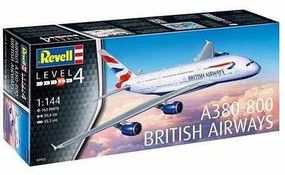 A380-800 British Airways Plastic Model Airplane Kit 1/144 Scale #03922