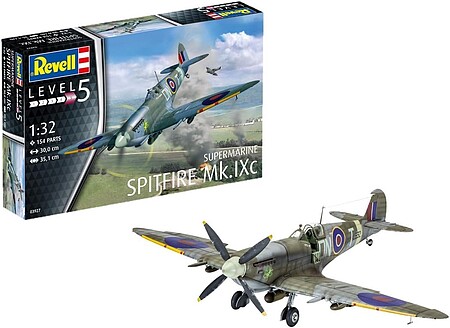 Revell-Germany Spitfire MkIXC Plastic Model Airplane Kit 1/32 Scale #03927