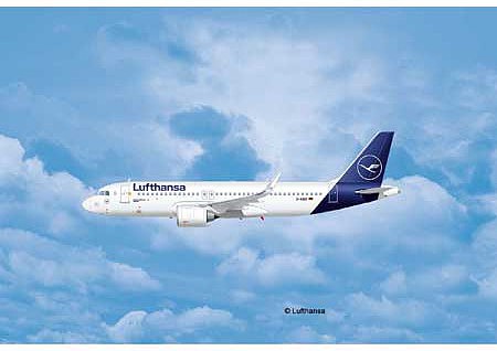 Revell-Germany Airbus A320 Neo Plastic Model Airplane Kit 1/144 Scale #03942