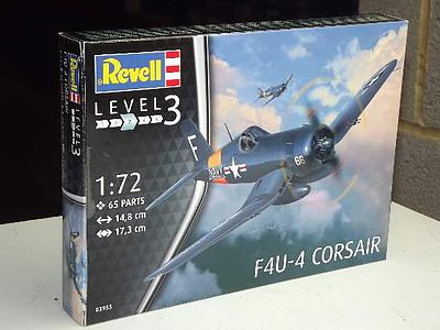 Revell-Germany F4U-4 Corsair Plastic Model Airplane Kit 1/72 Scale #03955