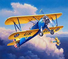 Stearman P-17 Kaydet Plastic Model Airplane Kit 1/72 Scale #03957