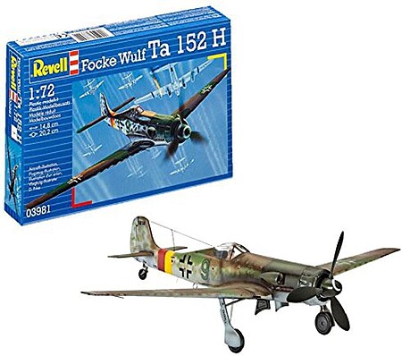 Revell-Germany Focke Wulf Ta 152H Plastic Model Airplane Kit 1/72 Scale #03981