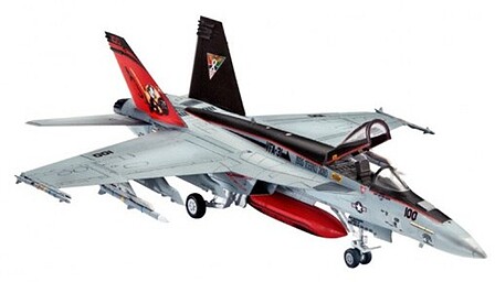 Revell-Germany F/A-18E Super Hornet Plastic Model Airplane Kit 1/144 Scale #03997