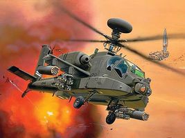 AH64D Longbow Apache Combat Helicopter Plastic Model Kit 1/144 Scale #04046