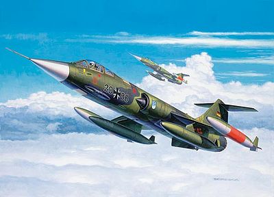 Revell-Germany F-104 G Starfighter Plastic Model Airplane Kit 1/144 Scale #04060
