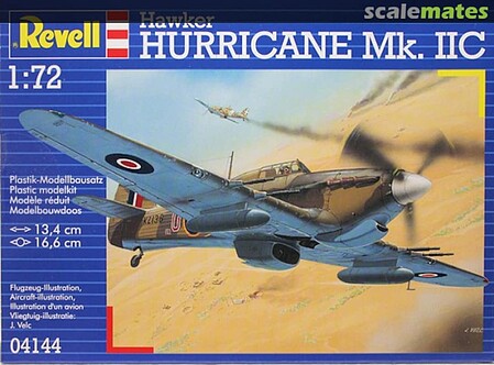 Revell-Germany Hawker Hurricane Mk II C Aircraft Plastic Model Airplane Kit 1/72 Scale #04144