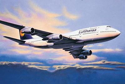 Revell-Germany Boeing 747-400 Plastic Model Airplane Kit 1/144 Scale #04219